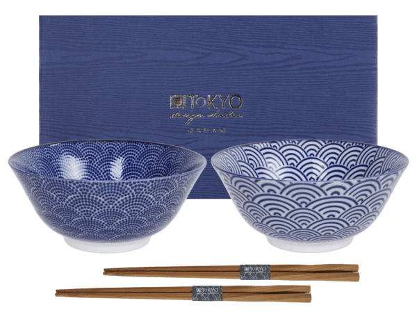 TOKYO DESIGN - COFFRET DE 2 BOLS BLEU